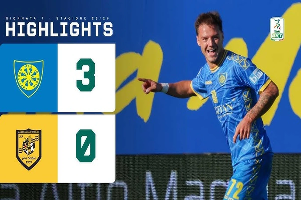 Carrarese batte Juve Stabia 3-0 primo ko per Abate